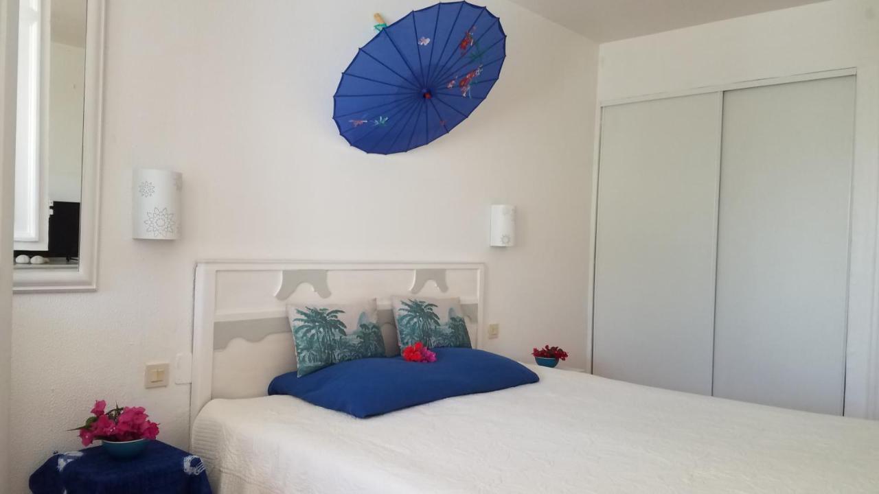 Appartement rez-de-chaussée de villa à 1 minute de la plage Saint-Francois  Exterior foto